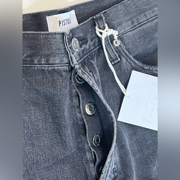 NWT Pistola Cassie Super High Rise Straight in Night Shade Distressed Size:32 - Picture 4 of 14